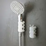 Adjustable Silicone Shower Holder Bracket tag1