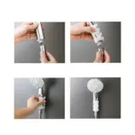 Adjustable Silicone Shower Holder Bracket tag1