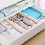 Adjustable Storage Drawers Divider Retractable Plastic Drawer Partition Holder tag1