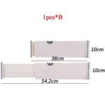 Adjustable Storage Drawers Divider Retractable Plastic Drawer Partition Holder tag1