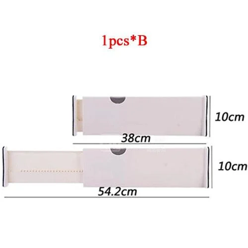 Adjustable Storage Drawers Divider Retractable Plastic Drawer Partition Holder -  - #tag1#