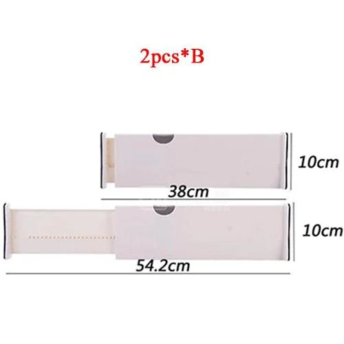 Adjustable Storage Drawers Divider Retractable Plastic Drawer Partition Holder -  - #tag1#