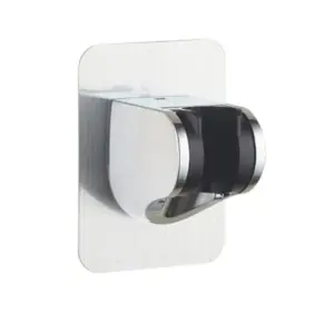 Adjustable shower head holder – suction cup, no drilling required