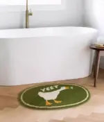 Adorable Absorbent Bathroom Door Mat tag1