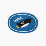Adorable Absorbent Bathroom Door Mat tag1
