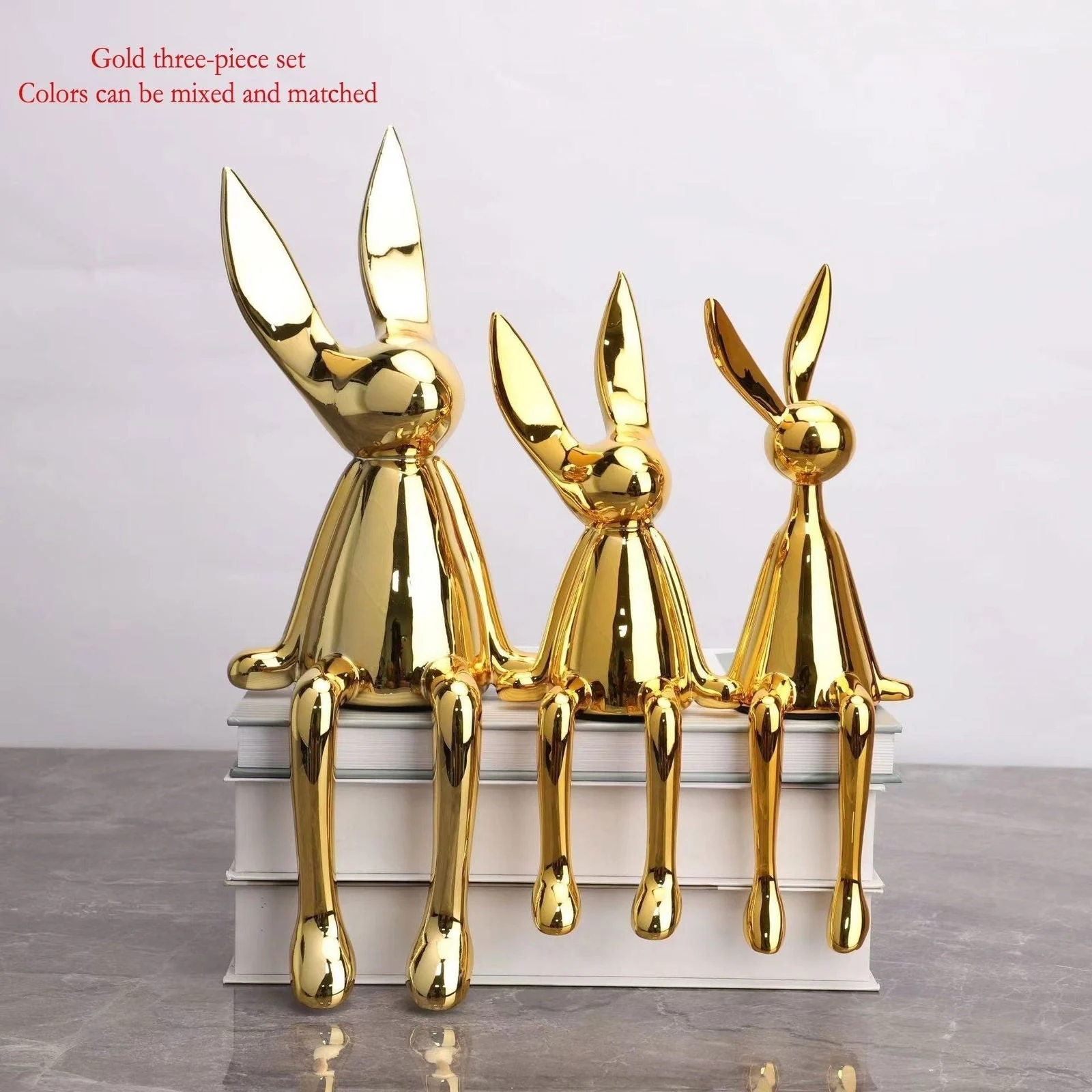 Adorable Bunny Figurine Home Decor -