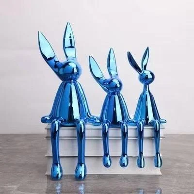 Adorable Bunny Figurine Home Decor -
