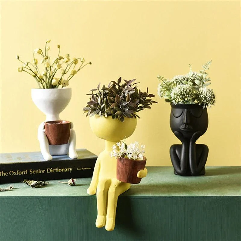 Adorable Mini Cacti Succulent Plant Pot -  - #tag1#