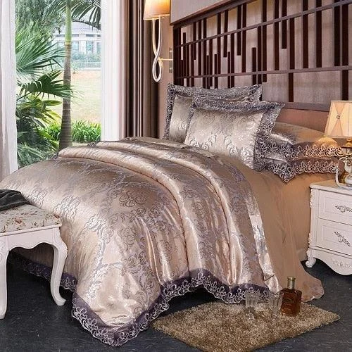 Adorna Cotton Satin Bed Set -  - #tag1#