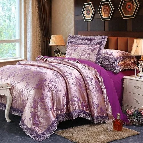 Adorna Cotton Satin Bed Set -  - #tag1#