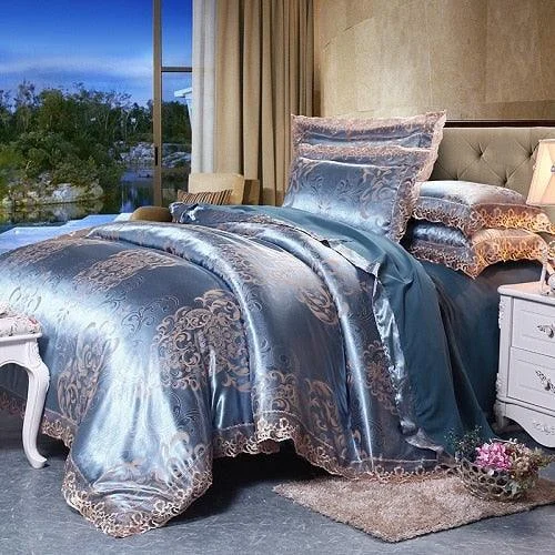Adorna Cotton Satin Bed Set -  - #tag1#