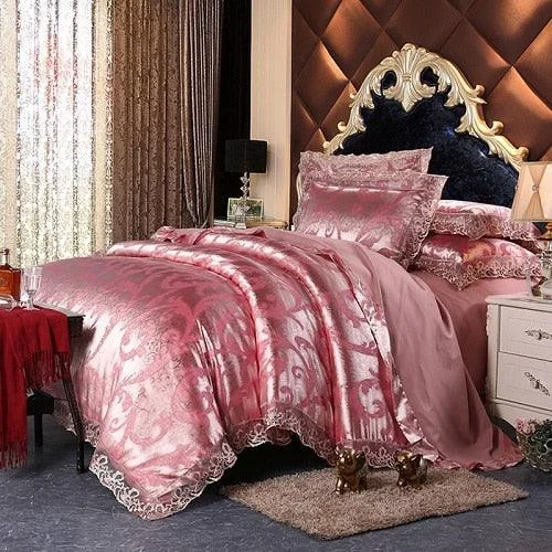 Adorna Cotton Satin Bed Set -  - #tag1#