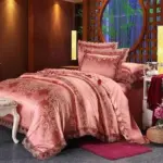 Adorna Cotton Satin Bed Set tag1