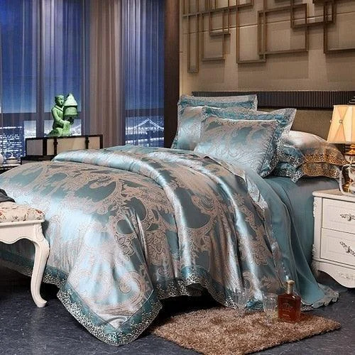Adorna Cotton Satin Bed Set -  - #tag1#