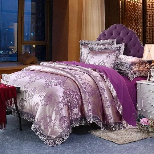 Adorna Cotton Satin Bed Set -  - #tag1#