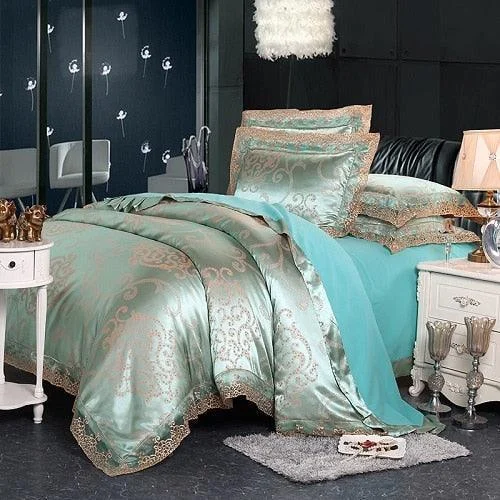 Adorna Cotton Satin Bed Set -  - #tag1#