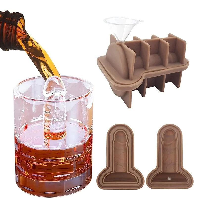 Adult Prank Ice Cube Mold Novelty Funny Silicone Ice Cube Tray -  - #tag1#