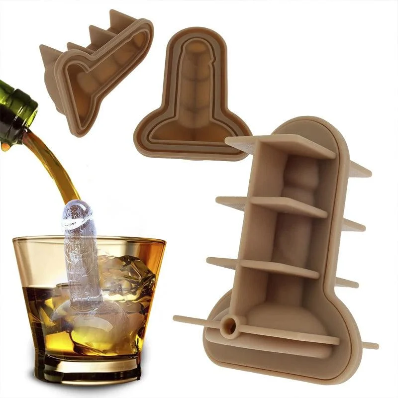 Adult Prank Ice Cube Mold Novelty Funny Silicone Ice Cube Tray -  - #tag1#