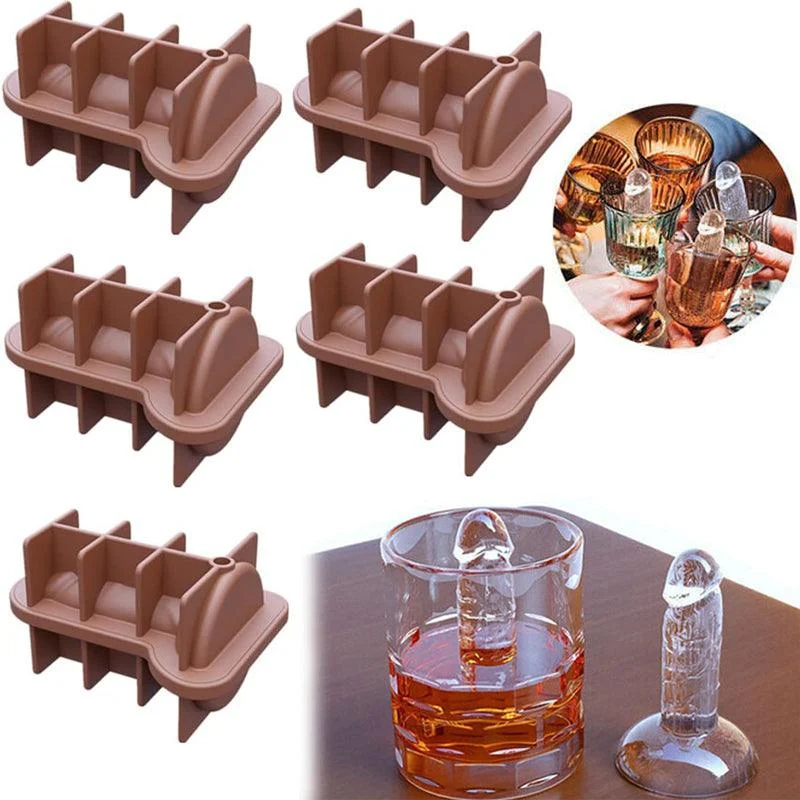 Adult Prank Ice Cube Mold Novelty Funny Silicone Ice Cube Tray -  - #tag1#