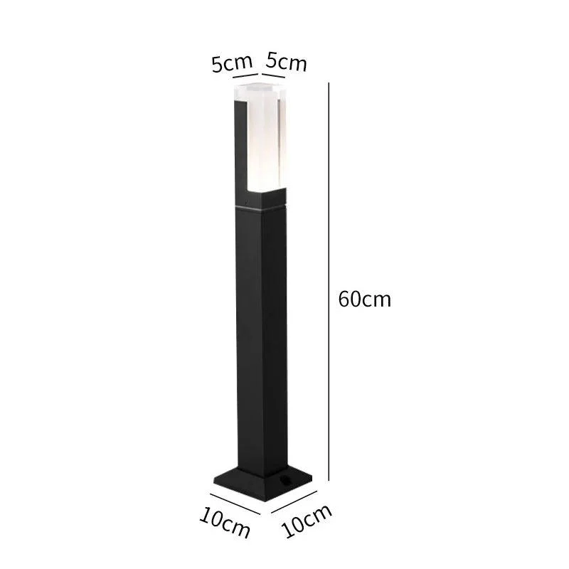 Advanced Lawn Lamp Outdoor Waterproof Ip65 Led Aluminum Pillar Garden Path Square Landscape Lawn Lights Pillar A85ae422 6b9a 4a34 B7e2 42630a2d96d3