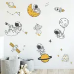 Adventuring Astronaut Wall Stickers