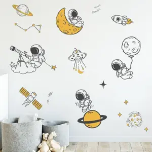 Adventuring Astronaut Wall Stickers
