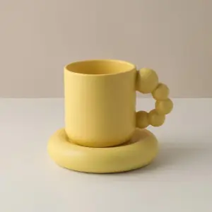 Pearl Handle Aesthetic Chubby Mug