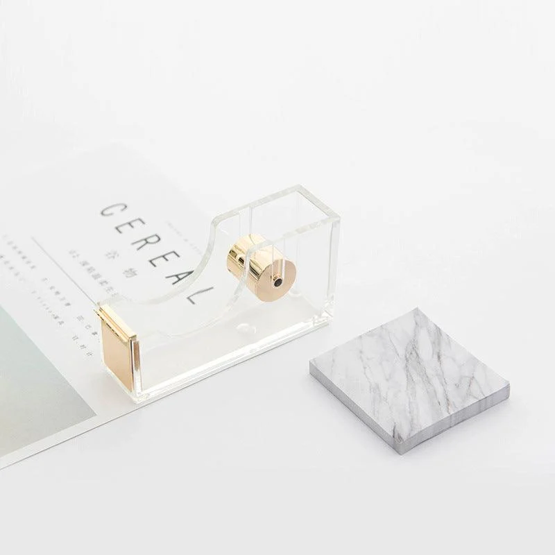 Aesthetic Acrylic Transparent Tape Cutter -  - #tag1#