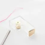 Aesthetic Acrylic Transparent Tape Cutter tag1