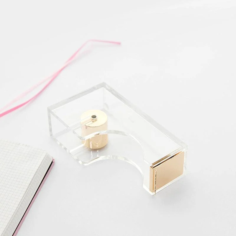 Aesthetic Acrylic Transparent Tape Cutter -  - #tag1#