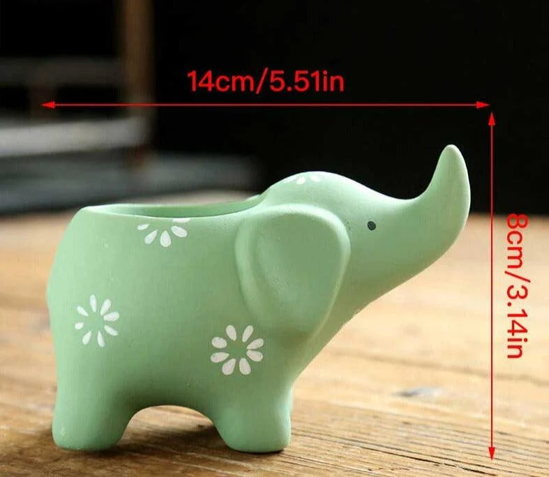 Aesthetic Baby Elephant Plant Pot -