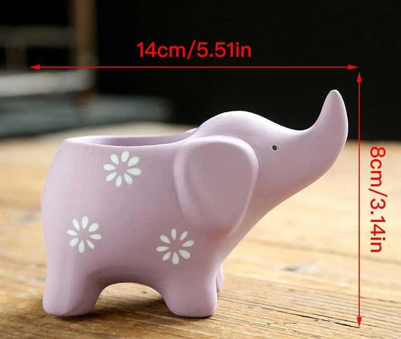 Aesthetic Baby Elephant Plant Pot -