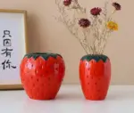 Aesthetic Bando Strawberry Vase