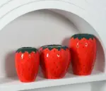 Aesthetic Bando Strawberry Vase