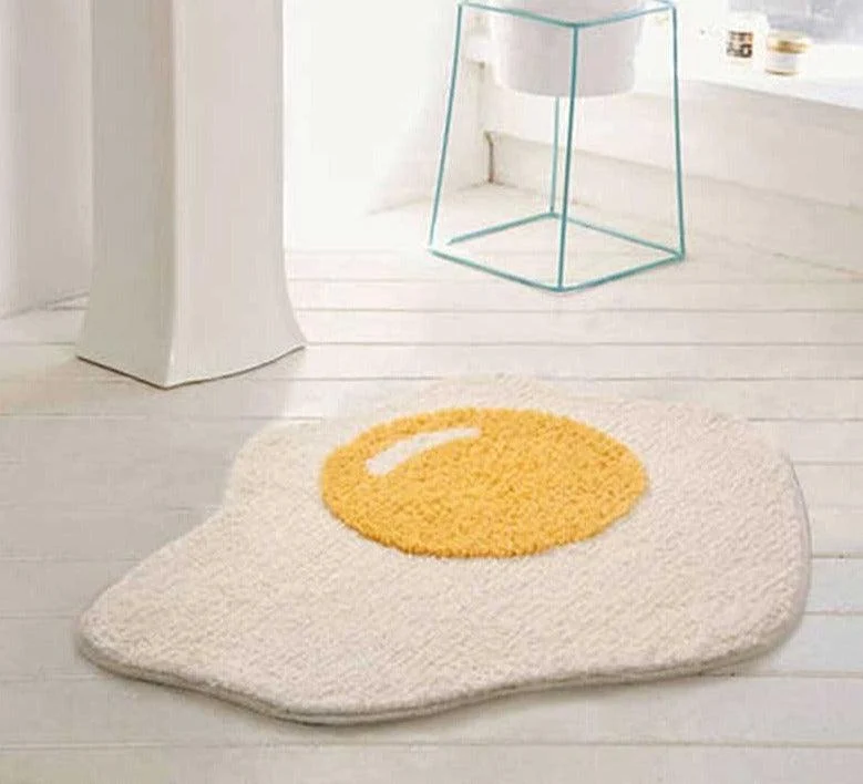 Aesthetic Bedroom Non Slip Fluffy Egg Rug -