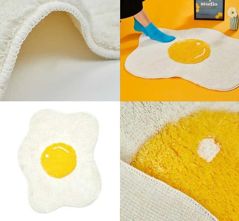 Aesthetic Bedroom Non Slip Fluffy Egg Rug -