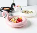 Aesthetic Ceramic Flamingo Swan Unicorn Bowl Dessert Plate