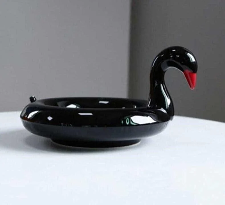 Aesthetic Ceramic Flamingo Swan Unicorn Bowl Dessert Plate -