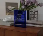 Aesthetic Clear Acrylic Book Vase