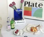 Aesthetic Clear Acrylic Book Vase