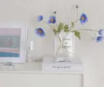 Aesthetic Clear Acrylic Book Vase