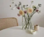 Aesthetic Clear Acrylic Book Vase