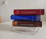 Aesthetic Clear Acrylic Book Vase