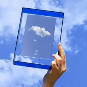 Aesthetic Cloudy Sky Magnetic Acrylic Picture Frame - 