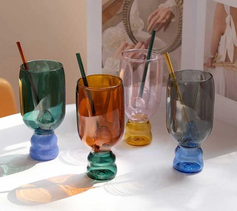 Aesthetic Colored Borosilicate Glass Mug -
