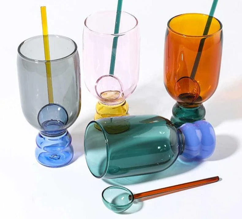 Aesthetic Colored Borosilicate Glass Mug -