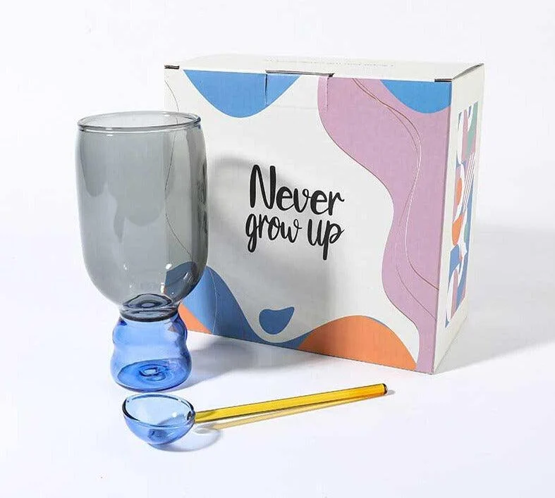 Aesthetic Colored Borosilicate Glass Mug -