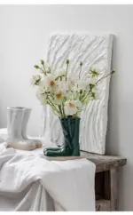 Aesthetic Farmhouse Ceramic Rain Boot Vase