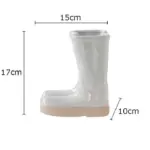 Aesthetic Farmhouse Ceramic Rain Boot Vase