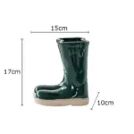 Aesthetic Farmhouse Ceramic Rain Boot Vase